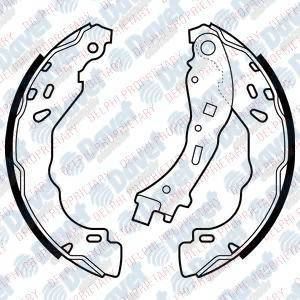 DELPHI LS2065 Arka Fren Balatasi Pabuclu C3 Ii Ds3 301 208 09- (203x39mm)
